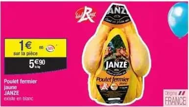 Janze - poulet fermier jaune