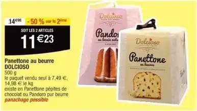 Dolcioso - panettone au beurre