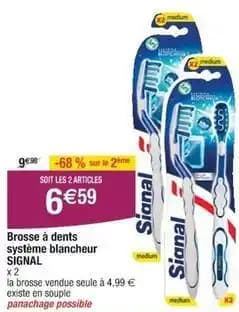Signal - brosse à dents système blancheur