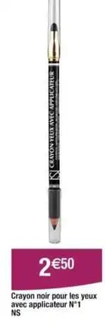Crayon noir pour les yeux avec applicateur n°1