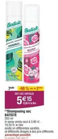 Batiste - shampoing sec