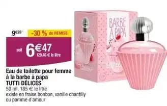 Tutti delices - eau de toilette pour femme a la barbe a papa