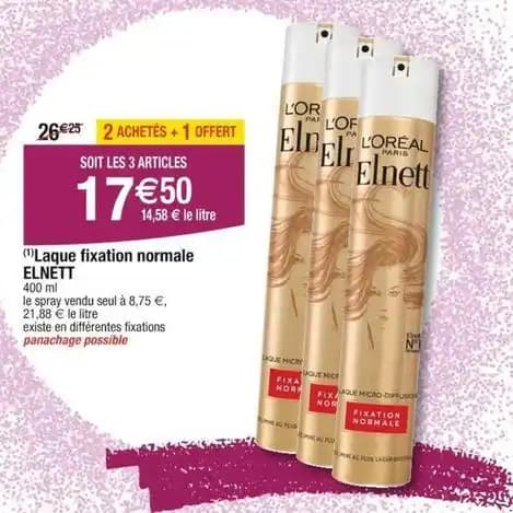 L'oreal paris - laque fixation normale