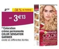Garnier - coloration crème permanente color sensation