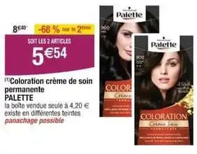 Schwarzkopf - coloration crème de soin permanente palette