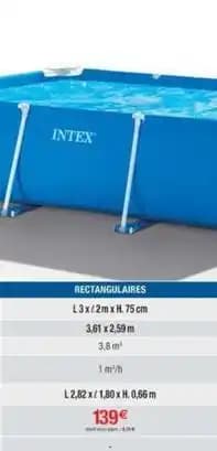 Intex - piscine tubulaire