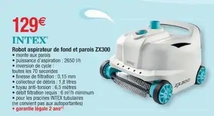 Intex - robot aspirateur de fond et parois