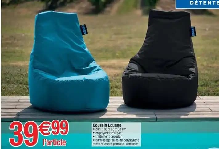 Coussin lounge