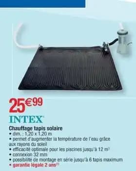Intex - chauffage à infrarouge