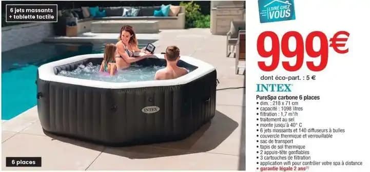 Intex - purespa carbone