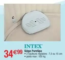Intex - siège purespa