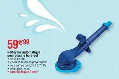 Nettoyeur automatique pour piscine hors-sol