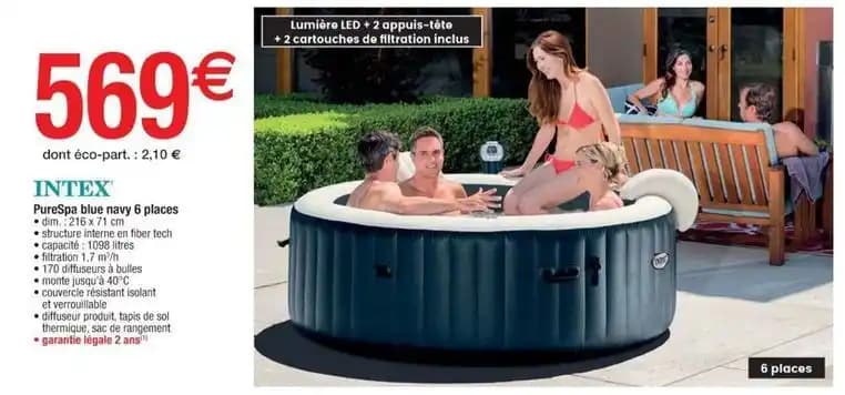 Intex - purespa blue navy