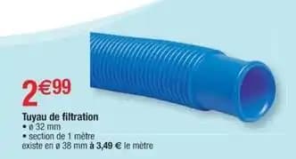 Tuyau de filtration