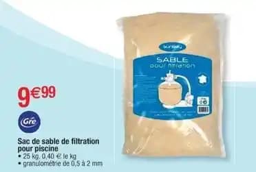 Gre pool - sac de sable de filtration pour piscine