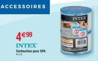 Intex - cartouches pour spa