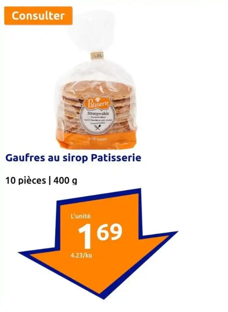 Gaufres au sirop Patisserie