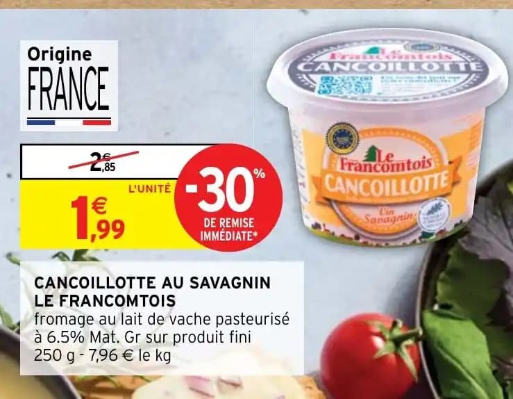 CANCOILLOTTE AU SAVAGNIN