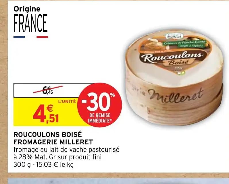 ROUCOULONS BOISÉ FROMAGERIE MILLERET