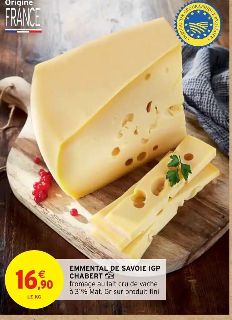 EMMENTAL DE SAVOIE IGP CHABERT
