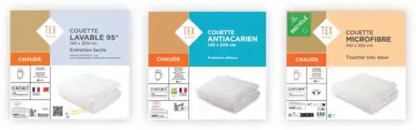 TEX HOME SUR TOUTES LES COUETTES CHAUDES