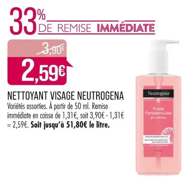 NEUTROGENA NETTOYANT VISAGE