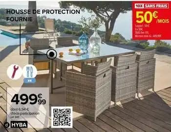 Hyba - ensemble ouvea 7 pieces encastrable