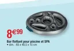 Bar flottant pour piscine et spa