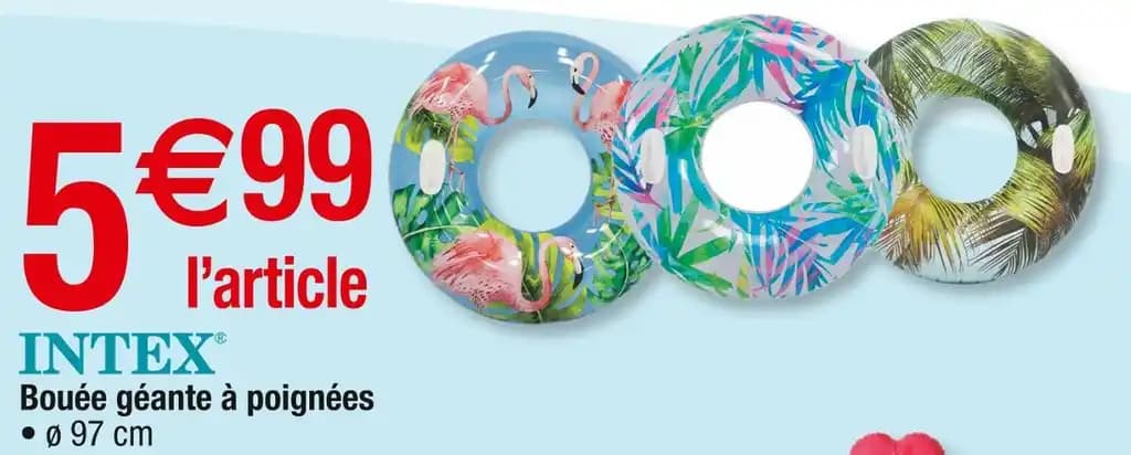 INTEX Bouée géante à poignées