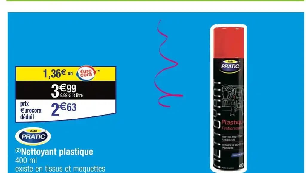 Auto PRATIC (2)Nettoyant plastique