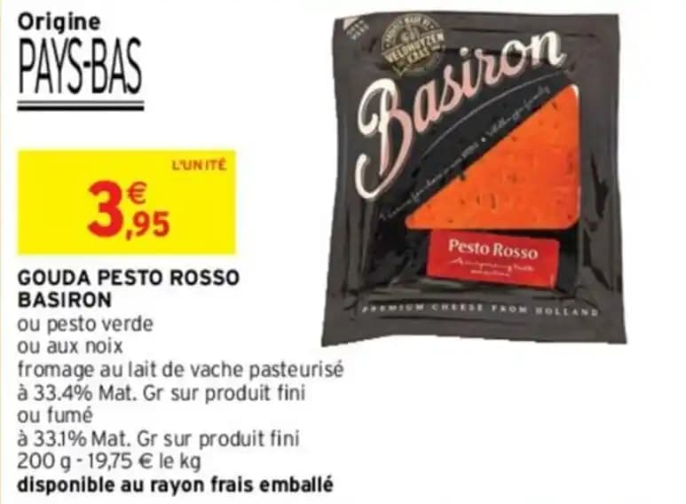 GOUDA PESTO ROSSO BASIRON