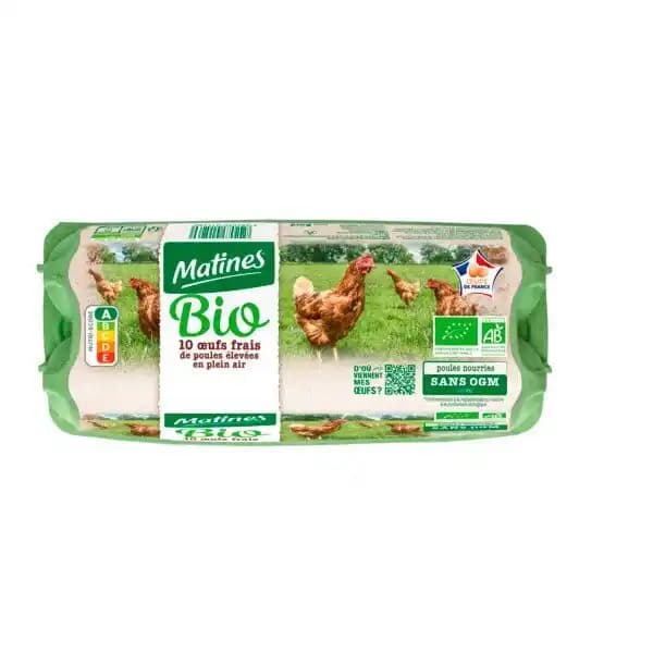 Oeufs Plein Air Bio Matines
