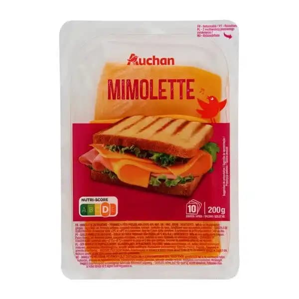 Fromage En Tranches Mimolette Auchan