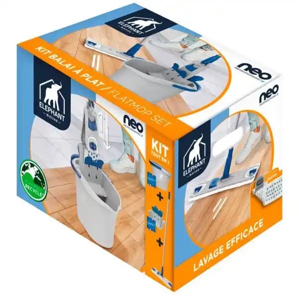 Kit Tout En 1 Neo Balai À Plat Elephant