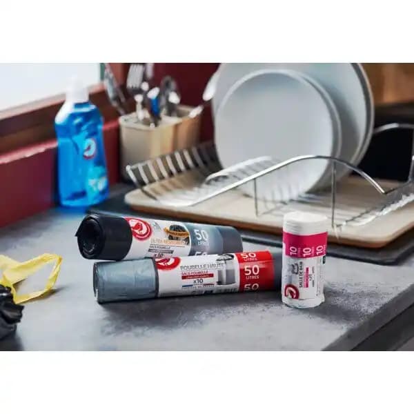 50% De Remise Immédiate Sur Le 2Ème Au Choix Sur La Gamme Des Sacs Poubelle Auchan