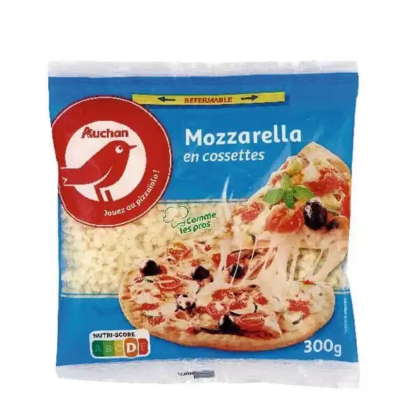 Mozzarella Cossettes Auchan