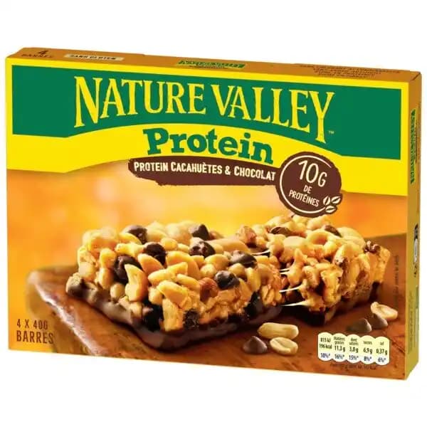 Barres De Céréales Cacahuètes Et Chocolat Nature Valley