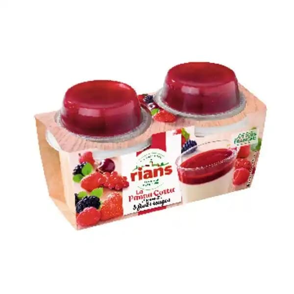 La Panna Cotta Sur Coulis De Fruits Rians