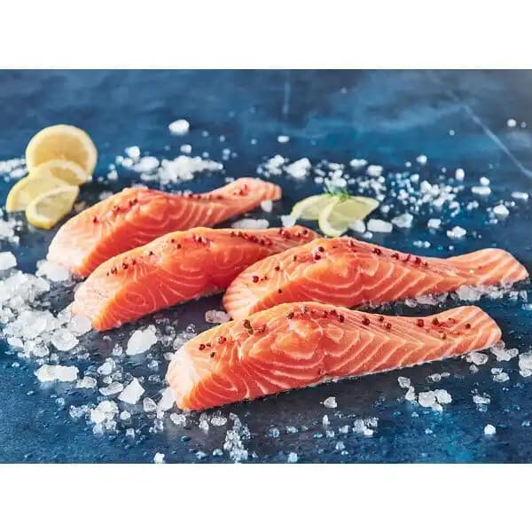4 Pavés De Saumon Atlantique Filière Auchan Cultivons Le Bon