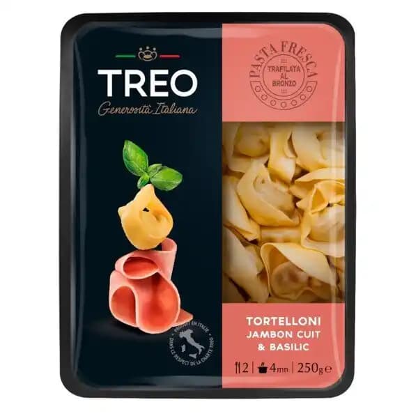 Tortelloni Jambon Cuit Et Basilic Treo