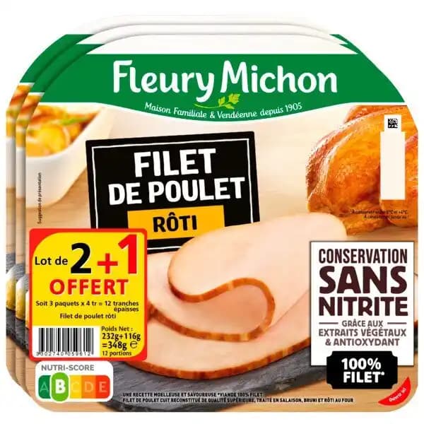 Filet De Poulet Rôti Fleury Michon