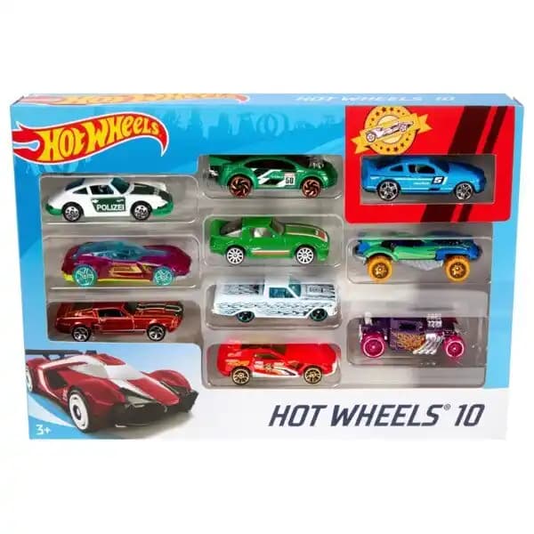 Coffret 10 Véhicules Hotweels