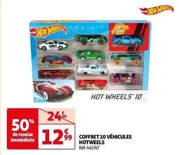 Hot wheels - coffret 10 véhicules