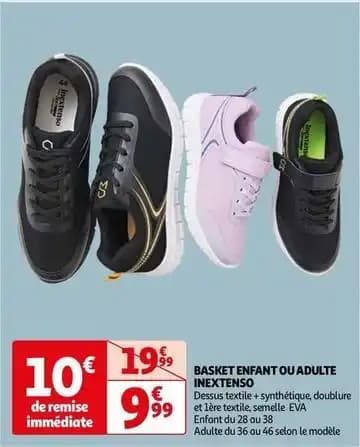 Inextenso - basket enfant ou adulte