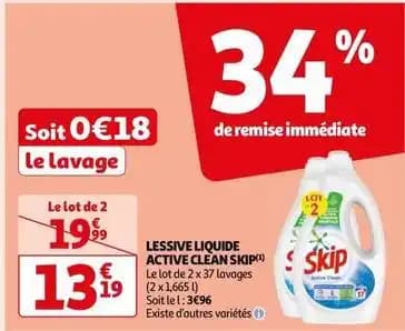 Skip - lessive liquide active clean