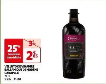 Carapelli - veluto de vinaigre balsamique de modene