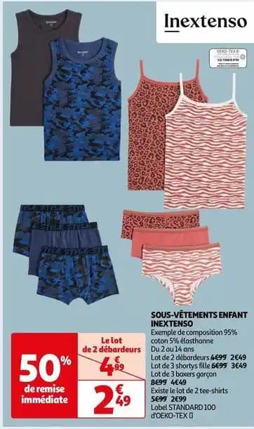 Inextenso - sous vêtements enfant