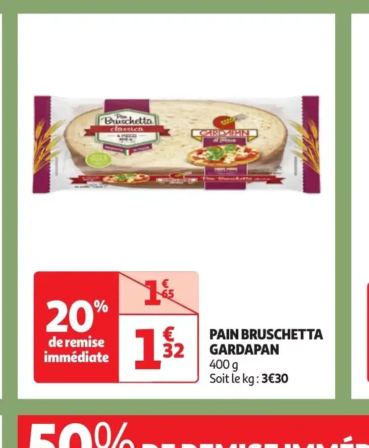 PAIN BRUSCHETTA GARDAPAN 400 g