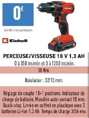 PERCEUSE/VISSEUSE 18 V 1,3 AH