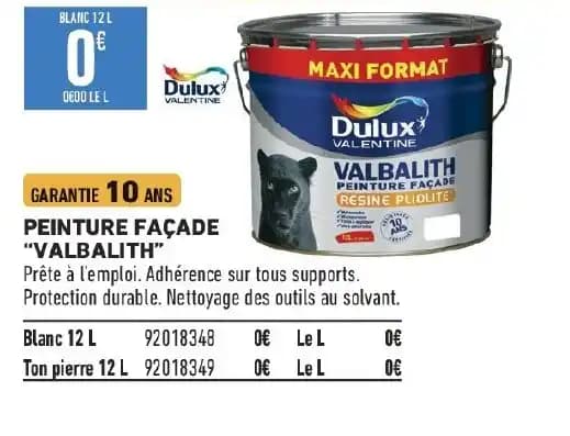 PEINTURE FAÇADE "VALBALITH"